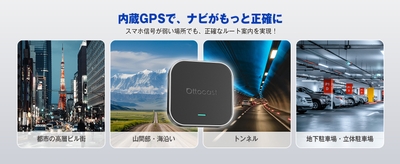 高精度GPSを内蔵