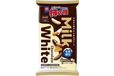 『70g 亀田の柿の種 ミルク＆ホワイトチョコレート』