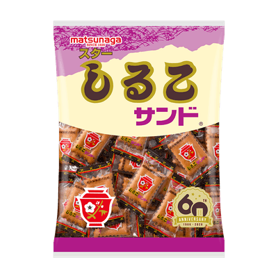 スターしるこサンド110g 60周年記念パッケージ