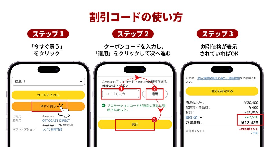 クーポンコード