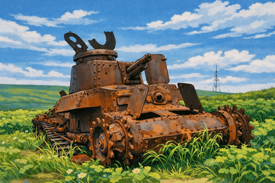 占守島の戦車