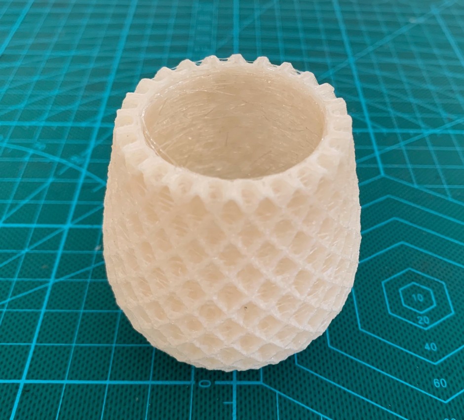 セルロース系生分解性樹脂で作成した3Dプリンター成形品
