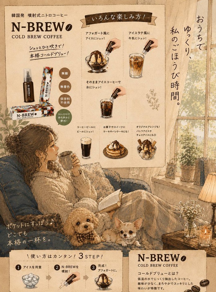 N-BREWでひとり時間を楽しむ