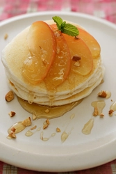 【ほっと一息♪】りんごのグルテンフリーホットケーキ