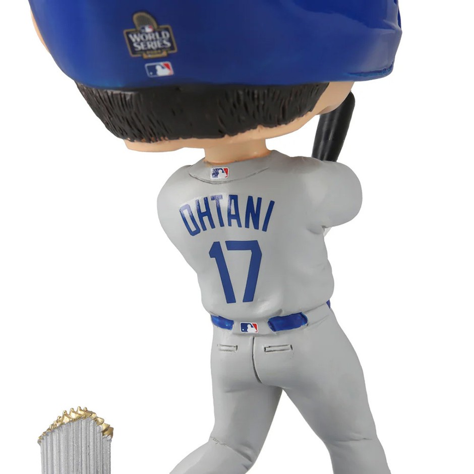 大谷翔平 2024 World Series Champion Player トロフィー & チケット台座付 世界限定ボブルヘッド後ろアップ