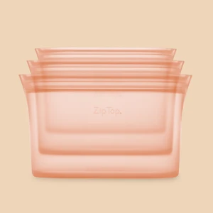 サステナブルなシリコーン製保存バッグブランド 『Zip Top(R)』から新色「PEACH(ピーチ)」が 2021年7月15日(木)より販売開始