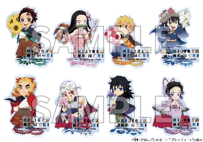 ▲オリジナルグッズ アクリススタンド（8種）