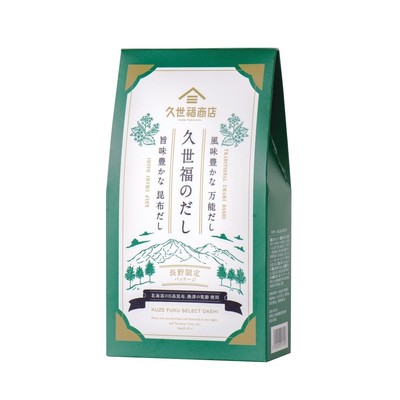長野県限定デザイン　久世福のだしセット：1,290円（税込）