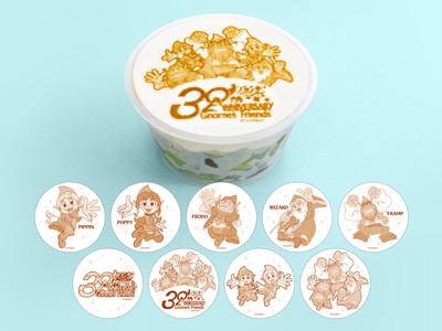 ノームのなかまたち 30周年記念コラボスイーツ(全9種) 500円(税込)