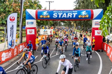 絶景のオアフ島を駆け抜ける、 自転車で楽しむ人気のリゾートライドイベント 「ホノルルセンチュリーライド2026」 参加ライダー募集開始！！