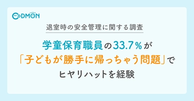 学童保育職員の33.7％が 『子どもが勝手に帰っちゃう問題』でヒヤリハットを経験  — 退室時の安全管理に関する調査を公表 