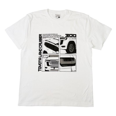 2401TY01-19 LAND CRUISER 300プリントTEE