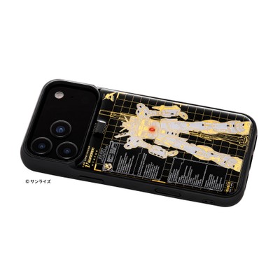 FLASH  「RX-93ff νガンダム」 基板アート iPhone 17Pro Maxケース　ななめ
