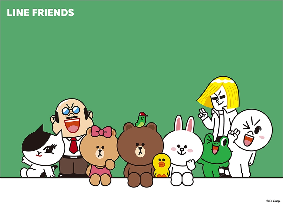 LINE FRIENDS ART展 KV