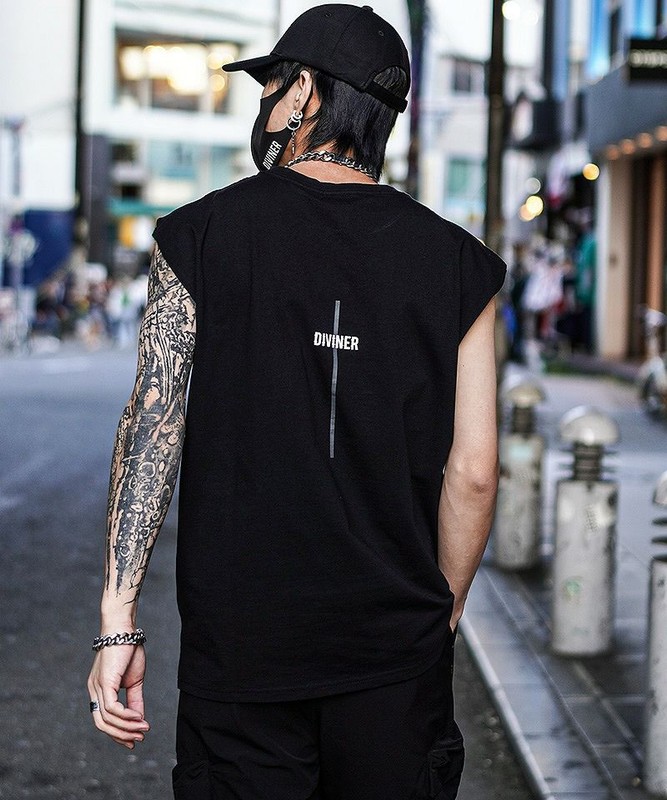 Back Cross NoSleeve (ブラック)