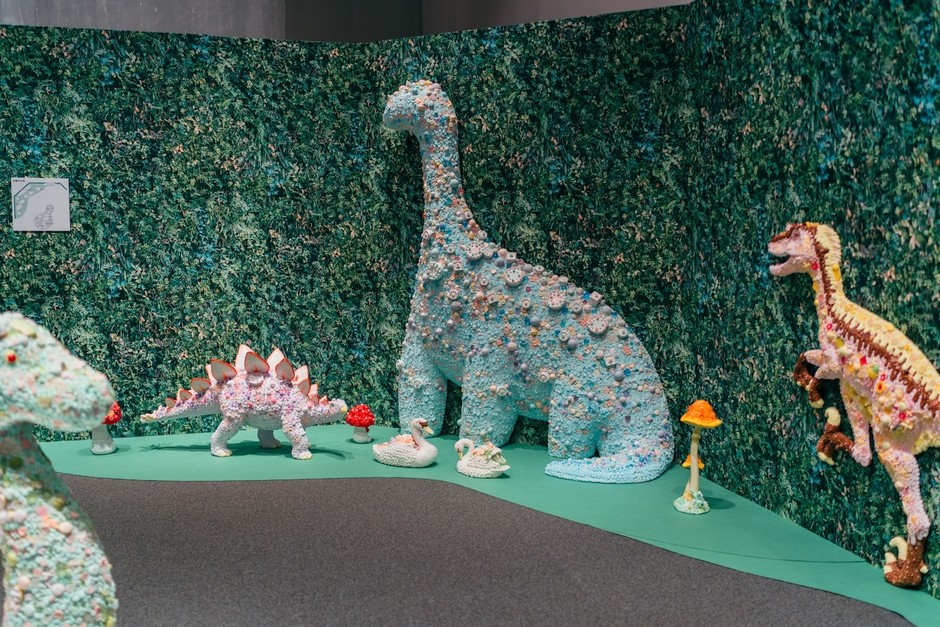 お菓子の美術館展示風景
