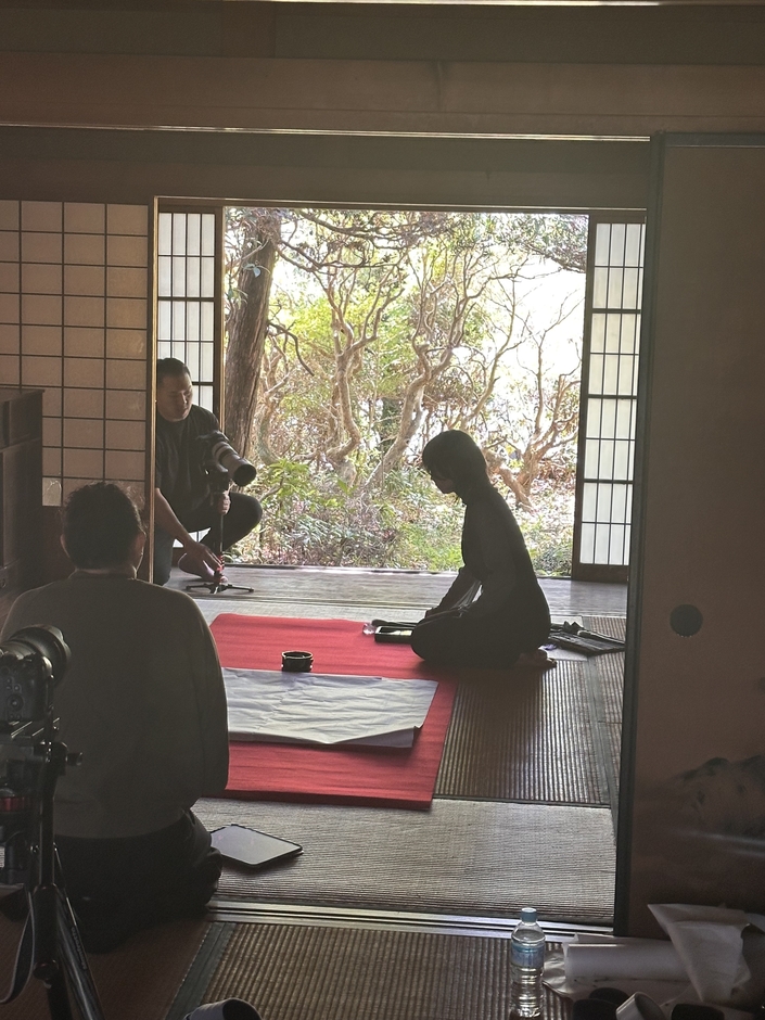 撮影の様子(2)