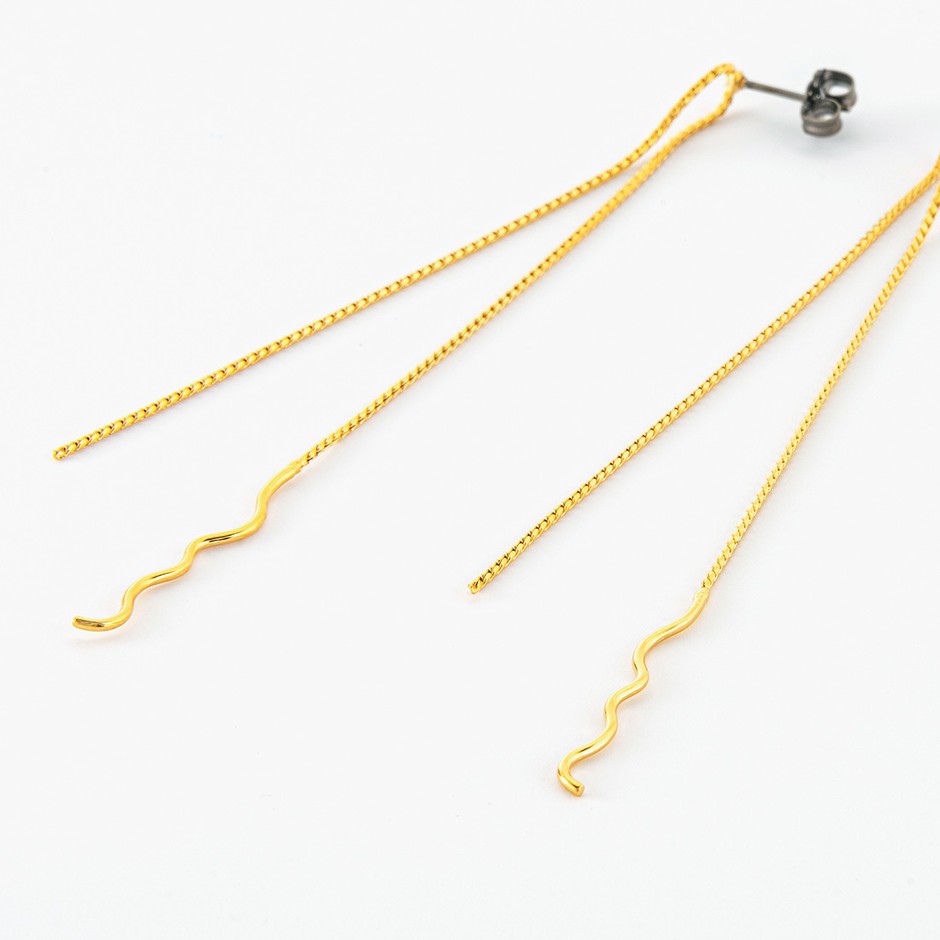 NUWL GLOSS WAVE CHAIN PIERCED 3