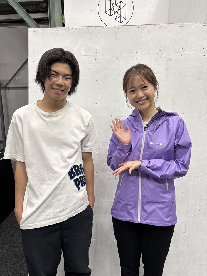 石田英太 さん(沼田高校)/岡本愛衣(HOMEアナウンサー)