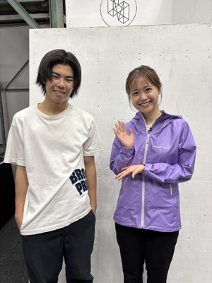 石田英太 さん(沼田高校)/岡本愛衣(HOMEアナウンサー)