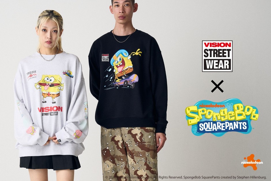 VISION STREET WEAR×スポンジ・ボブ