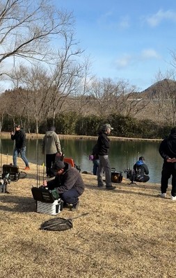 釣り堀の様子1