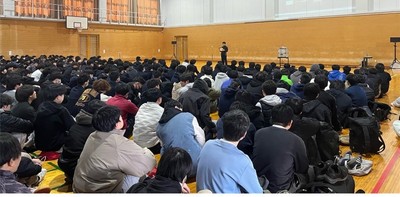 令和8年（2026年）3月実施の交通安全講話の様子