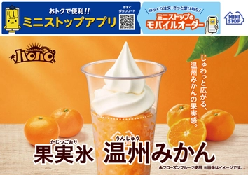 待望の復活！じゅわっと広がる、温州みかんの果実感。
ハロハロ　果実氷温州みかん