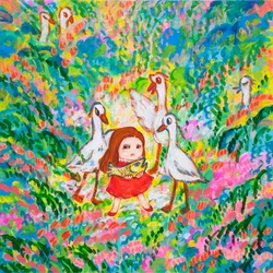 鮮やかな世界観が純粋な感情を呼び起こす。VINCI×MEDEL GALLERY SHU企画第4弾「アン ミヨン展」