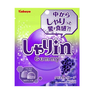 『タフグミ』に次ぐ第二のグミブランド『しゃりinグミ』
『しゃりinグミクリスタルグレープ』