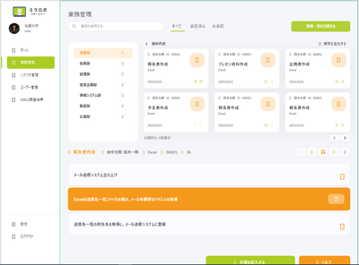 業務管理機能
