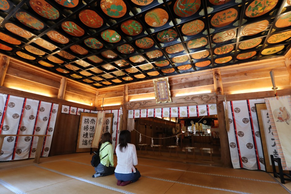 松平東照宮 天井画