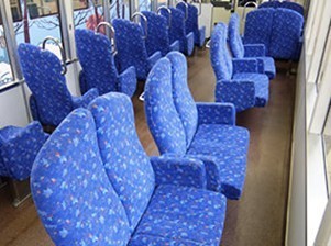 展望列車「きらら」（９００系）車内