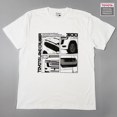 2401TY01-19 LAND CRUISER 300プリントTEE
