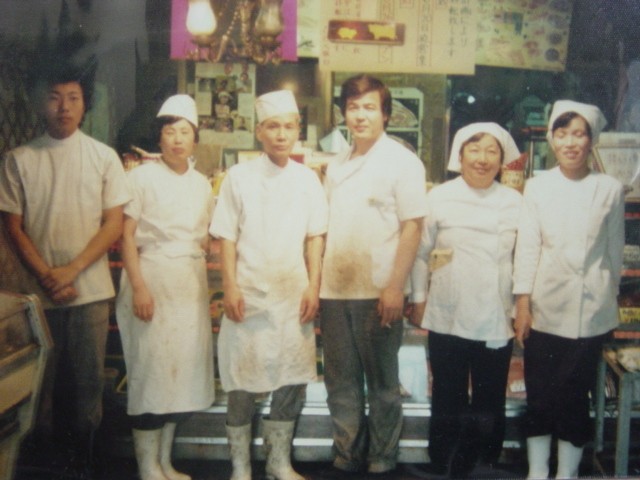 たけべ修行時代一番左1979年頃