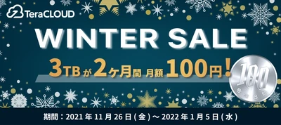 【大容量データのバックアップを始めるチャンス❗️】今だけ3TBが月額100円🤩