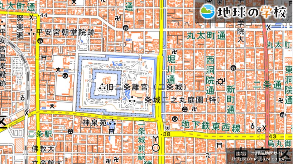 地球の学校ブログ_二条城の“わずかな傾き”とは
