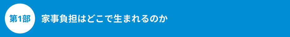 家事負担は「量」ではなく「重なり」が生み出していた