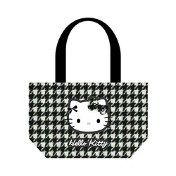 ハローキティ×千鳥格子でレトロ可愛い！毎日使いたくなるバッグとポーチ。[予約受付開始]