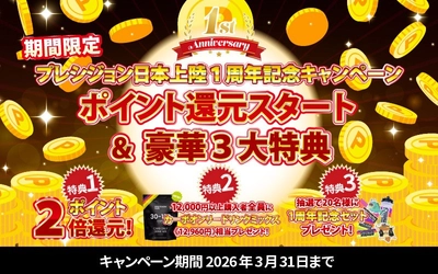 【日本上陸1周年記念】電解質ドリンク「Precision Fuel & Hydration」ポイント還元＆豪華3大特典キャンペーンのお知らせ！ 