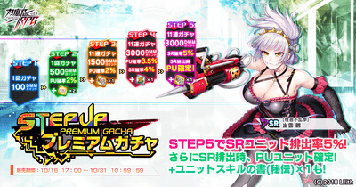 ステップアッププレミアムガチャ
