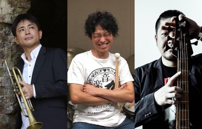 Drums 山口圭一 Trumpet 河村貴之　Bass 山本優一郎