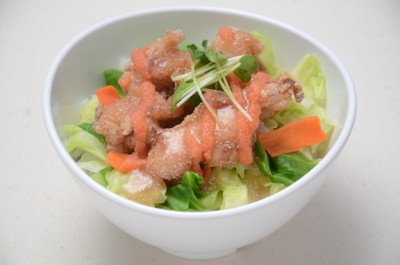 「明太チキン丼」