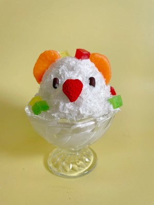 ワークショップで制作するしろくま