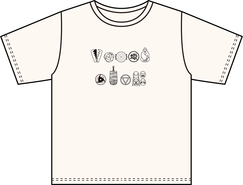 ▲SHINOBIZATO＋　「暁」アイコンTシャツ
