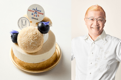 「LE MUSEE DE H KANAZAWA」の「シャルロットパルマ」とオーナーシェフ 辻口 博啓氏