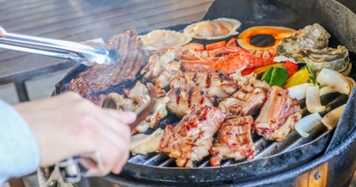 海の家で楽しめるBBQのイメージ