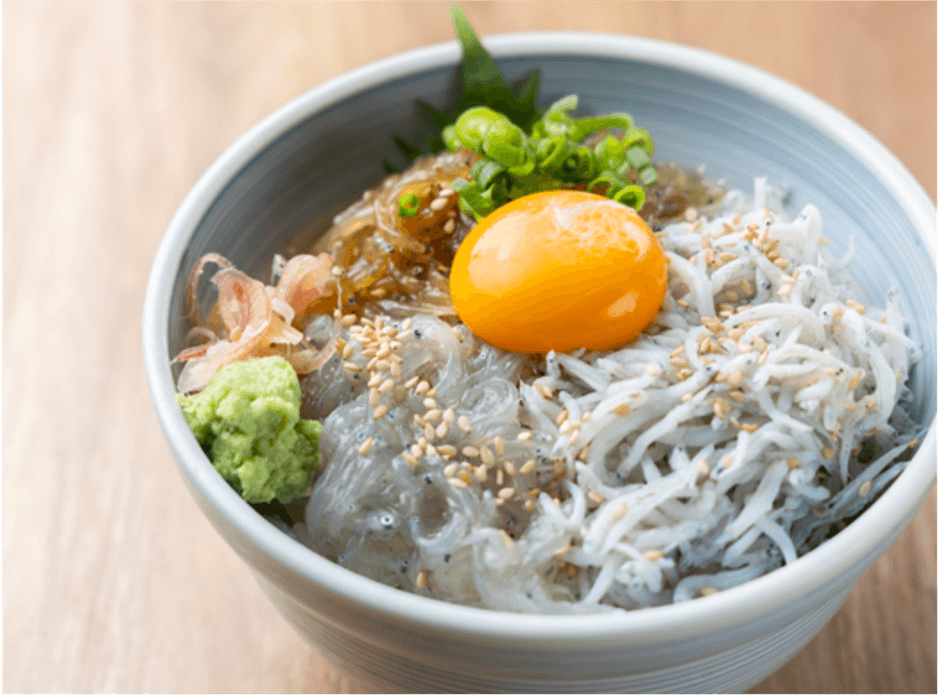 しらす3色丼