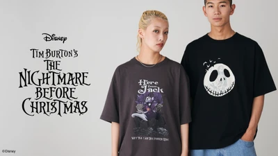 ディズニー・アニメーション映画 『ナイトメアー・ビフォア・クリスマス』のTシャツコレクションが 8月6日(水)発売！ハロウィンでも大活躍の新作