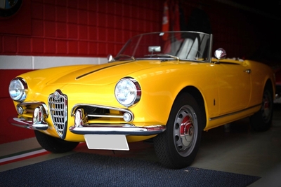アルファロメオ ジュリエッタ スパイダー 750D(1956年)※個人所蔵車両